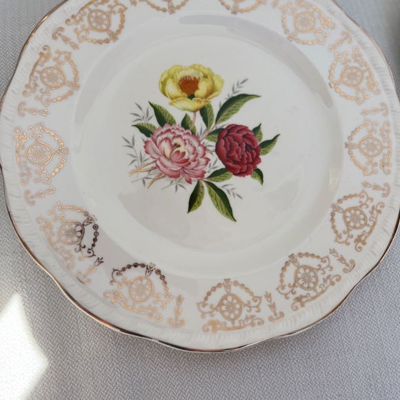 Alfred Meakin "Beauty" dinner plate, 22K gold decorated, vintage. - Picture 4 of 14